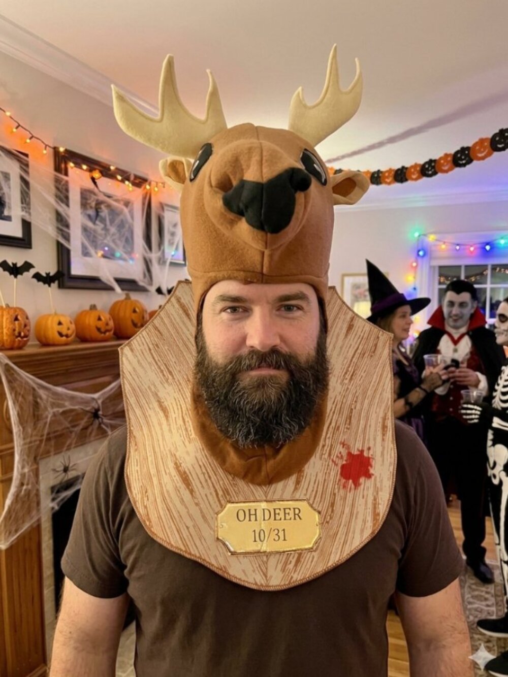 Hilarious Rasta Imposta "Oh Deer" Mounted Wall Trophy Halloween Costume HeadMask